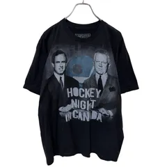 【LANCASTER】Hockey Night in Canada CBC NHL カナダ放送局 ナショナルホッケーリーグ 中継番組 Tシャツ S-6353