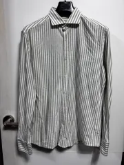 ブルネロ クチネリ グリーン ストライプ シャツ XXL 出品のサムネイル