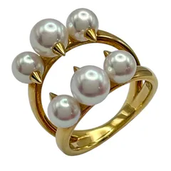 タサキ TASAKI デインジャーシグネチャーリング ゴールド 750 パール ジュエリーのサムネイル