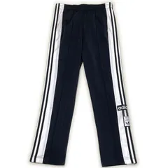 ブラックピンク着用 BLACKPINK着用 adibreak アディブレイク 古着 adidas アディダス トラックパンツ トレフォイルロゴ スリーストライプス ブラック OTサイズ 264-152