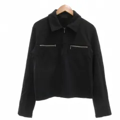 コムサデモードメン COMME CA DU MODE MEN ジャケット 黒 ブラック 襟付き ジップアップ 長袖 /ML ■ECF003のサムネイル