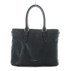 ポールスミス PAUL SMITH ハンドバッグ トート レザー 本革 黒 ブラック シンプル 無地 /RI ■OS