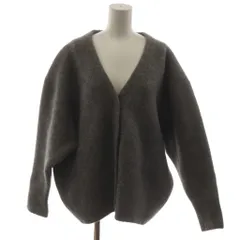 パリゴ PARIGOT 24AW Vネックカーディガン F グレー アンゴラ /AZのサムネイル
