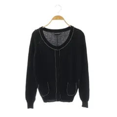 エンポリオアルマーニ EMPORIO ARMANI カーディガン ウール カシミヤ M ブラック /OK ■OSのサムネイル
