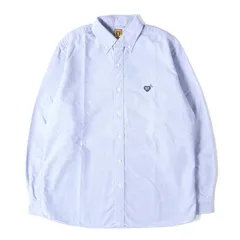 【新品】HUMAN MADE ヒューマンメイド シャツ ブルー サイズ:L | 22AW ハートロゴ オックスフォード ボタンダウンシャツ(OXFORD BD SHIRT) | トップス カジュアルシャツ 長袖【メンズ】のサムネイル