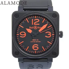 ベル＆ロス BR01-92 レッド 500本限定 BR01-92 SS/ラバー ブラック 自動巻き メンズ 40802183190【中古】【アラモード】のサムネイル