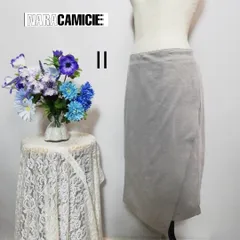 ナラカミーチェ　極上美品　巻きスカート風　若干ストレッチ有　グレー色系　Мのサムネイル