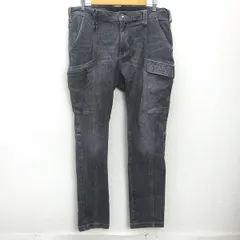d■寅壱/TORAICHI デニムカーゴパンツ【3L】灰/MENS/49【中古】
