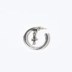 極美品 CHROME HEARTS クロムハーツ スタック クロス フープ ピアス シルバー925 14k アクセサリー 14.8g 小物 中古 4b013771のサムネイル