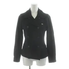 ラコステ LACOSTE ジャケット 38 黒 ブラック ダブルブレスト ワンポイント /AN15 ■MUのサムネイル