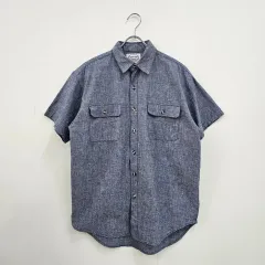 L JPN デニム 半袖 シャツ