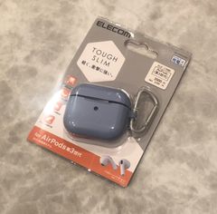 AVA-AP3TSBU AirPods (第3世代)用TOUGH SLIMケース ELE-17088 【J