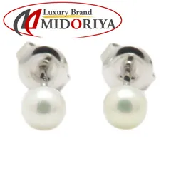 MIKIMOTO ミキモト ベビーパール ピアス 真珠4.4ミリ K18WG ホワイトゴールド レディース/295079【中古】【BJ】のサムネイル