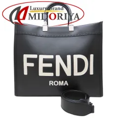 FENDI フェンディ サンシャイン ミディアム 8BH386-ABVL 2Way トートバッグ ユニセックス ブラック メンズ/353127【中古】のサムネイル