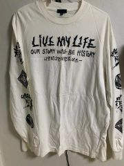 論理 lonely ロンT ヴィンテージ 浮世絵 葛飾北斎 Lサイズ 希少 白 