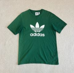 adidas ビッグロゴ Tシャツ トレフォイルロゴ ゆるダボ スケーター 
