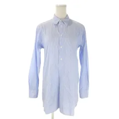ポロ ラルフローレン POLO RALPH LAUREN チュニック シャツ 0 青 ブルー ストライプ柄 レギュラーカラー 長袖 /AO25 ■ECD001のサムネイル