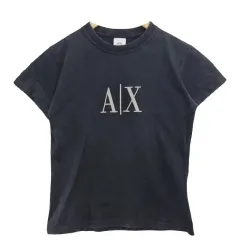 ARMANI EXCHANGE アルマーニ エクスチェンジ ブラック 半袖 Tシャツ XS