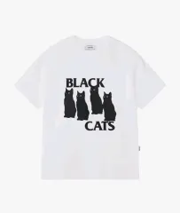 ビバスタジオ ブラックキャット 猫 半袖Tシャツ MUSINSAのサムネイル