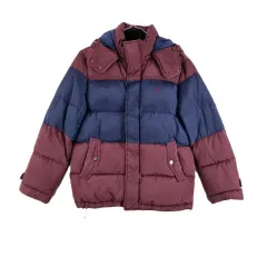 F7425 BEAN POLE キッズ 155 バイカラー グースダウン フード アウター/ダック