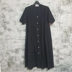良品✨Spick and Span✨ サッカージレースアップワンピース ブラック 