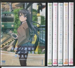청춘 돼지 놈은 버니 걸 선배의 꿈을 보지 않는다 전 5 권 + 극장판 총 6 권 세트 / DVD 중고 렌탈 떨어짐 / c8934