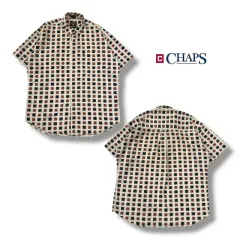 CHAPS Ralph Lauren チェックパターン 半袖シャツ s05602