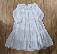FabIndia 新品 オールホワイト ワンピース XS - メルカリ