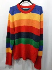 ZARA レインボー ボーダー柄 セーター オーバーサイズ BIG BIGサイズ sre