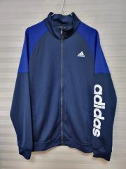 adidas トラックジャケット ハルキブルー フェード スウェット - メルカリ