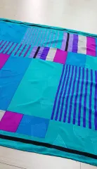 幾何学シルクスカーフ