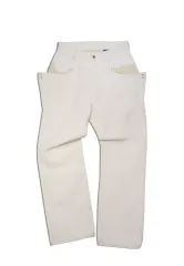 M/28 無難 フック ワイド デニム オフホワイトのサムネイル