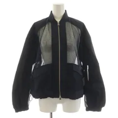 エミ emmi atelier メッシュブルゾン ジャケット 切替 F 紺 ネイビー 13WFJ252013 /AN60のサムネイル