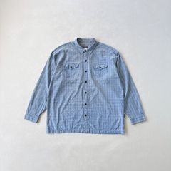 オ*ー様 Patagonia　アイランドホッパーシャツ　2002年製　MENS Patagonia アイランドホッパーシャツ 2002年製 ライトブルー - メルカリ