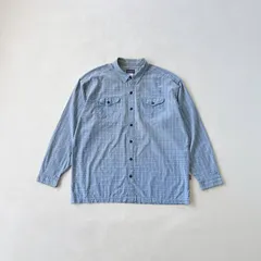 希少XL・96年製】パタゴニア アイランドホッパー シャツ ライトブルー