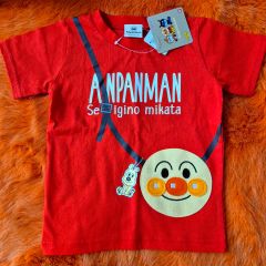 キッズ服(100cm~) アンパンマン 半袖 Tシャツ トップス 散歩柄 #573