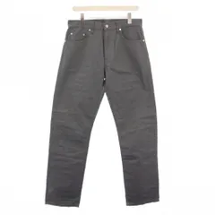 コムデギャルソンオム COMME des GARCONS HOMME 田中オム期 AD2001 テーパードパンツ スラックス ジップフライ ワンカラー 無地 L グレー /BB