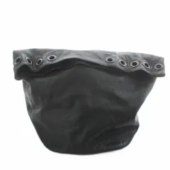 ヨウジヤマモト YOHJI YAMAMOTO en cuir ショルダーバッグ レザー 黒 ブラック FV-I06-731 /AN7のサムネイル