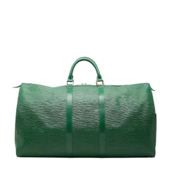 ルイ ヴィトン エピ キーポル55 ボストンバッグ 旅行用バッグ M42954 ボルネオグリーン レザー レディース LOUIS VUITTON【1-0261541】
