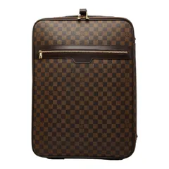 ルイ ヴィトン ダミエ ぺガス55 キャリーバッグ スーツケース N23294 ブラウン PVC レディース LOUIS VUITTON【1-0265497】