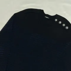 XL BALMAIN バルマン ラウンドネック ストライプ ニットのサムネイル