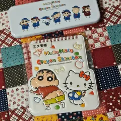 クレヨンしんちゃん ハローキティ コラボ 一番くじ 鉄製 筆箱 手帳
