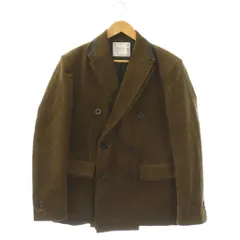 サカイ sacai コーデュロイダブルジャケット テーラード 2 ブラウンカーキ 25-03814M /DO ■OS ■ADのサムネイル