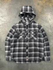A BATHING APE(アベイシングエイプ) CHECK フードシャツのサムネイル