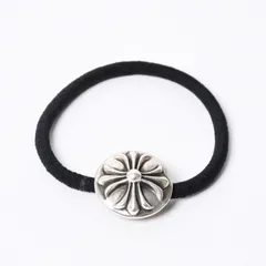 CHROME HEARTS クロムハーツ クロスボールボタン ヘアゴム コンチョ 重量約14.1g シルバー925 2003/.925刻印 美品 中古 4a001131のサムネイル