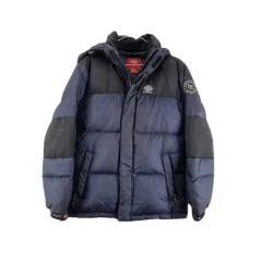 F7204 DICKIES ユニセックス 90 ネイビー ダウン フーディー アウター/ダックのサムネイル