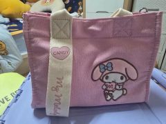 My Melody canvas cross-body bag, brand new, for sale.