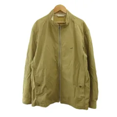 クロコダイル CROCODILE ジャンパー ブルゾン 上着 LL ベージュ 無地 スタンドカラー 長袖 /PP ■ECA004