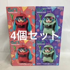 未開封 ガンダム45周年×初音ミク ザクぐるみ シャアザクぐるみ 初音ミク フィギュア 4個セット SF5217 c107