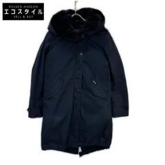 WOOLRICH ウールリッチ ﾈｲﾋﾞｰ ﾗﾋﾞｯﾄﾌｧｰ ﾅｲﾛﾝ ﾓｯｽﾞｺｰﾄ XS